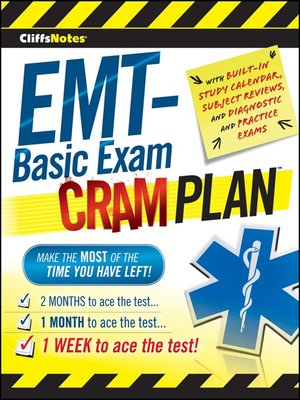 cover image of CliffsNotes EMT-Basic Exam Cram Plan